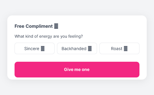 Free Compliment 💛